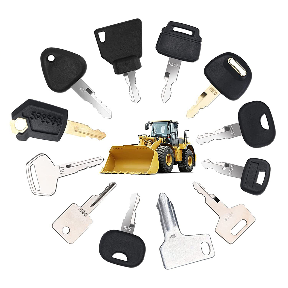 Heavy Equipment Cat - 12Pcs Heavy Equipment Construction Ignition Key