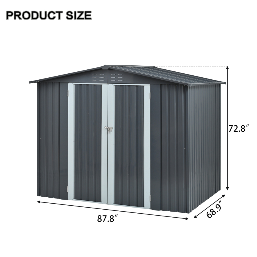 Metal Storage Shed with Double - đánh giá và giá Heavy Equipment Yard