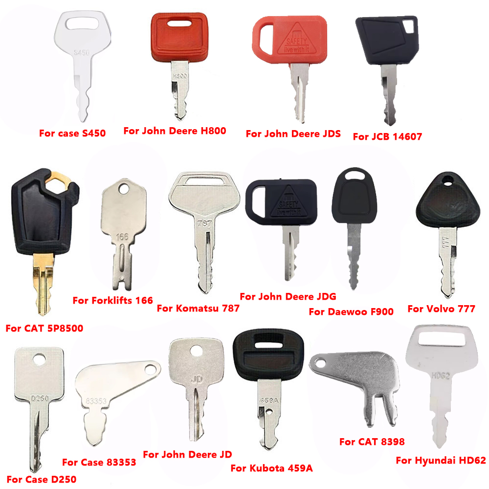 16PCS Heavy Equipment Key Set  - đánh giá và giá Heavy Equipment Cat