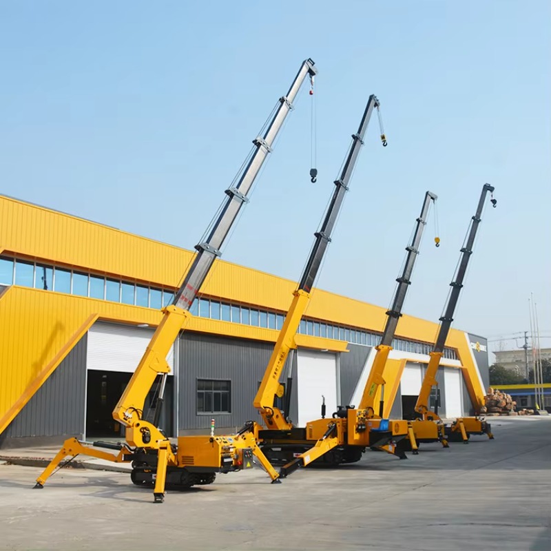 8T Hydraulic Spider Crane Heav - đánh giá và giá Heavy Equipment Construction