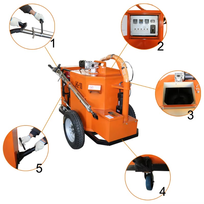 Quick Setup Crack Sealing Mach - đánh giá và giá Road Crack Sealing Machine